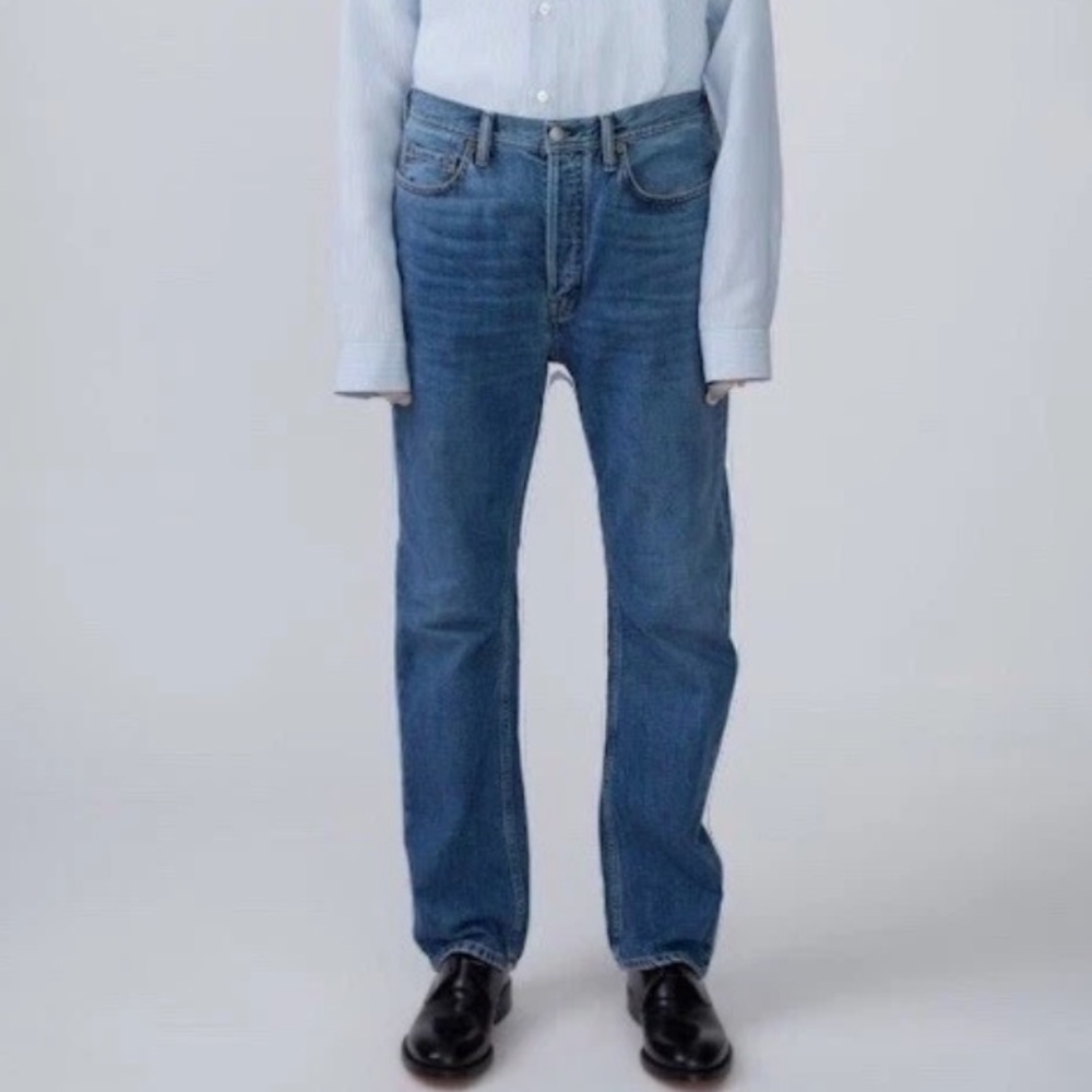 Acne Studios Max Mid Blue Jeans